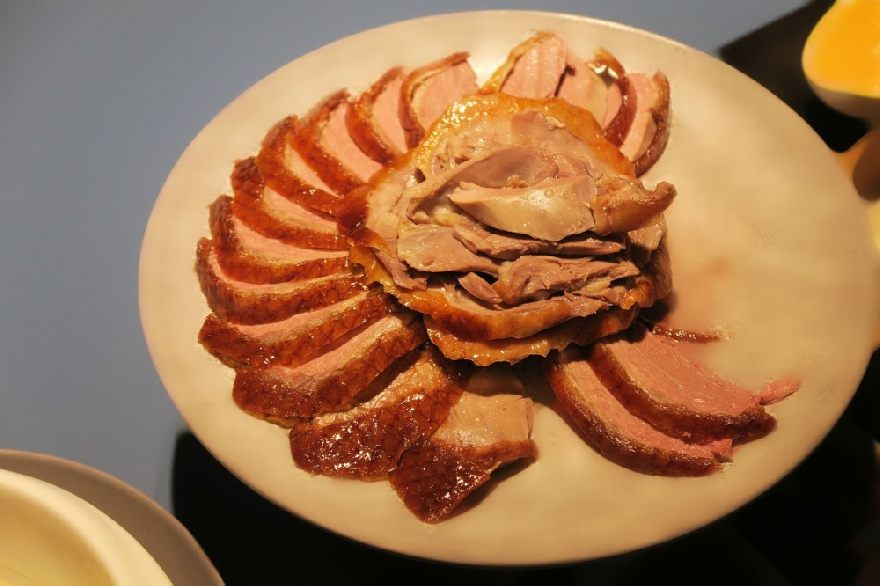 Traditional baked Chinese duck