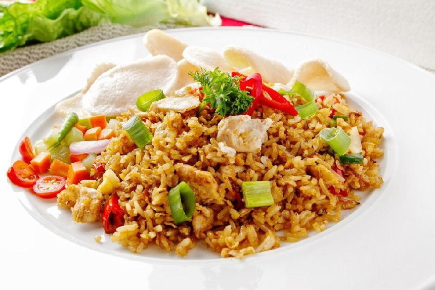 Delicious fried rice just like you get at the China City restaurant in Hamm.