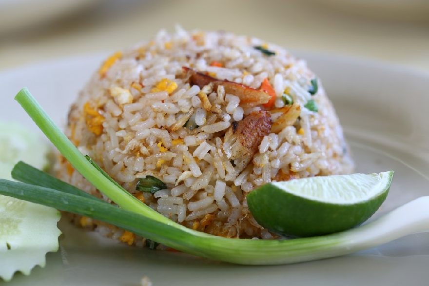 Leckerer gebratener Reis so wie bei den besten Asia Restaurants in Gütersloh.
