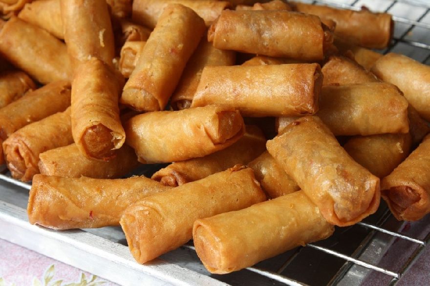 Delicious spring rolls just like you get at the Kanzan restaurant in Lippstadt.