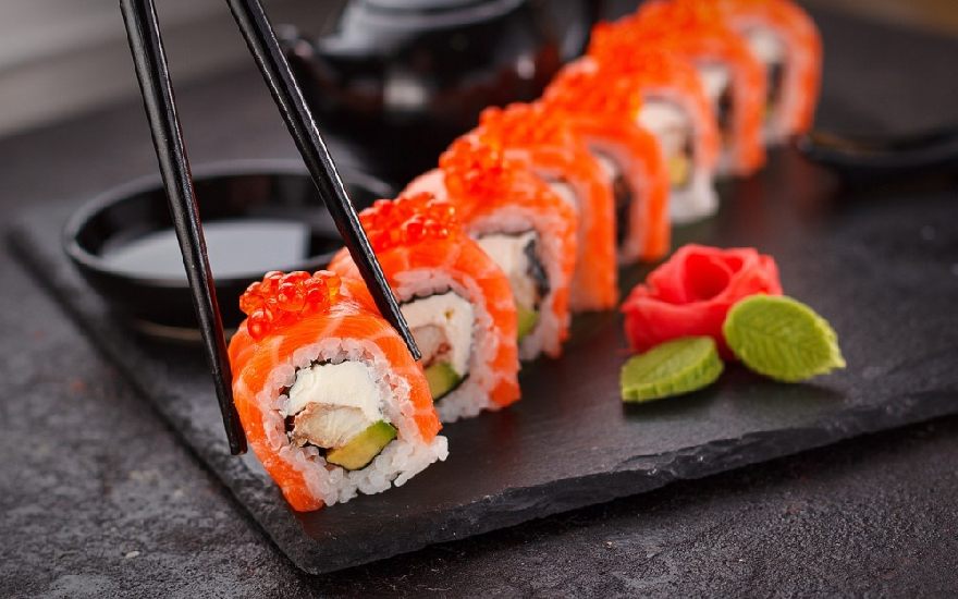 Delicious sushi just like you get at the Ngon restaurant in Lippstadt.