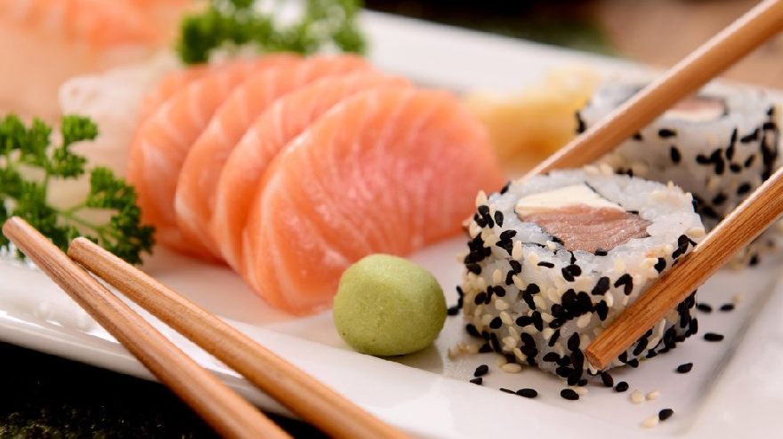 Delicious sushi as offered at the best Asian restaurants in Chico, California.