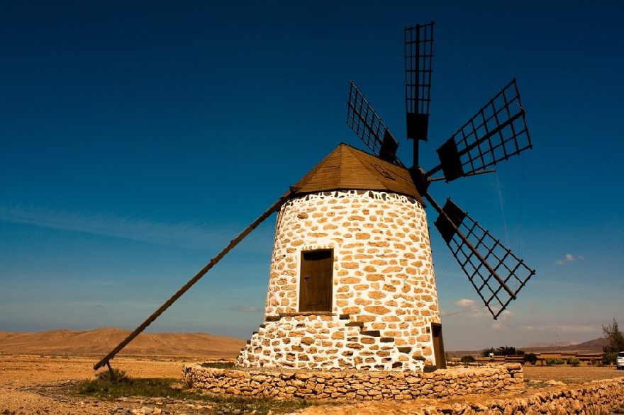Windmill in Fuerteventura.